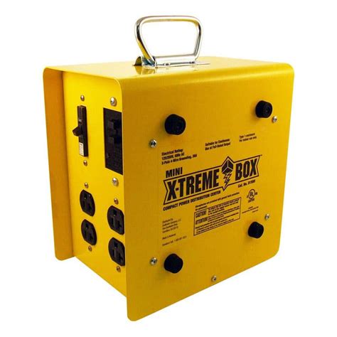 x-treme box power distribution center|portable generator power distribution box.